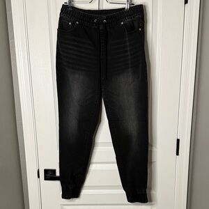 INC International Concepts Black Jogger Jeans